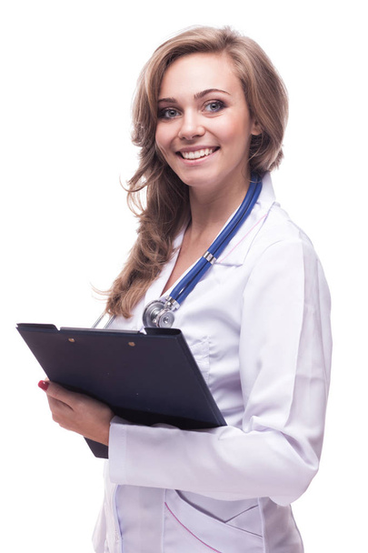 Smiling medical woman doctor - Photo, image