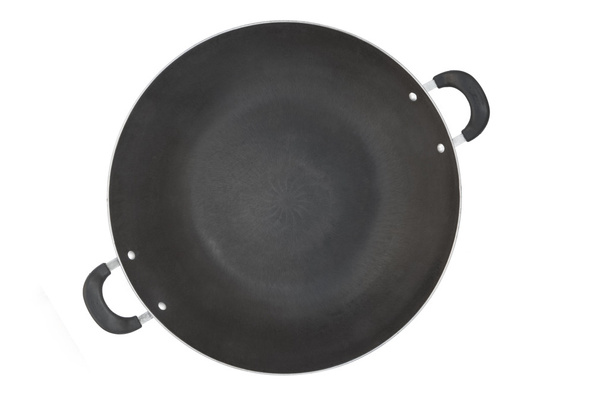 Top view wok with clipping path - Photo, Image