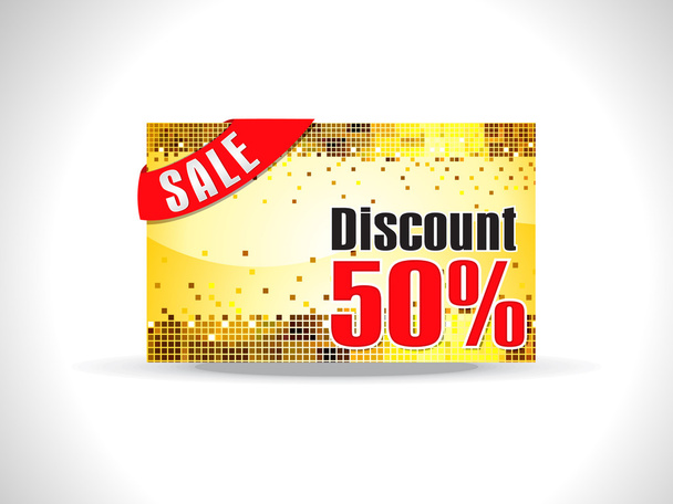 abstract colorful discount card - Vettoriali, immagini