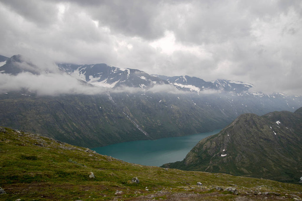 Europa lato podróżować w góry i jeziora Skandynawii - Zdjęcie, obraz