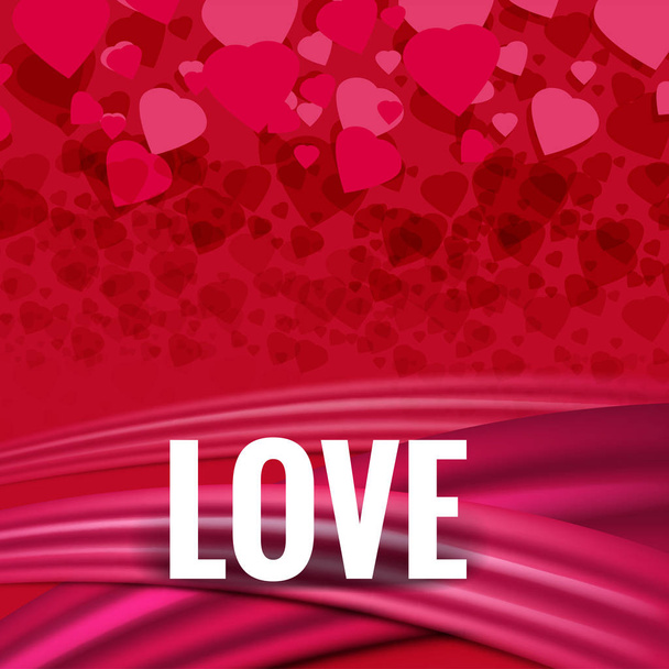 Esfregaço vermelho tiras asbstract fundo amor, para convites, folhetos, cartazes, isolado
 - Vetor, Imagem