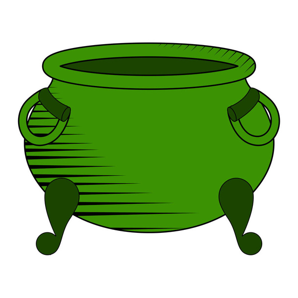 Empty coin pot icon - Вектор,изображение
