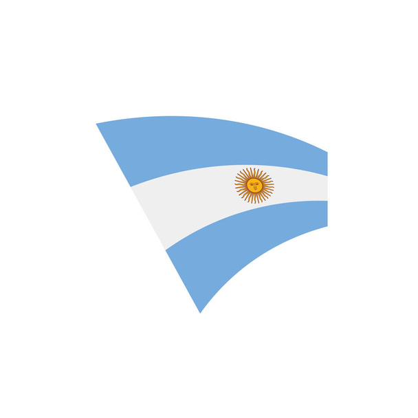 Argentina flag, vector illustration - Vector, Image