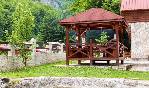 Pavillon, Pergola in Parks und Gärten - entspannen und entspannen - Foto, Bild