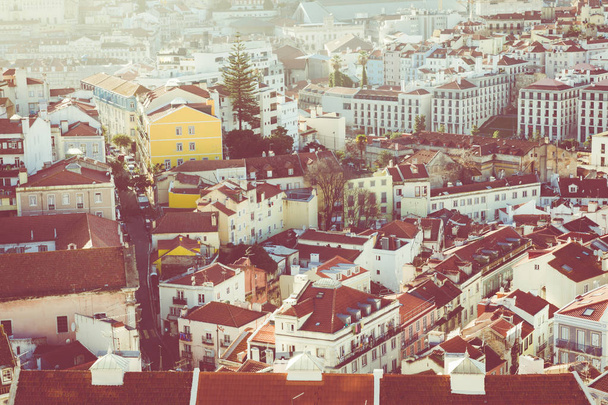 Lisbon, Portugal town skyline at the Alfama. - Foto, immagini