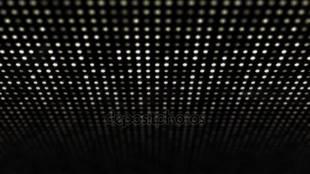 Duże Led Lampa Panel świeci z Wave efekt 3d - Materiał filmowy, wideo