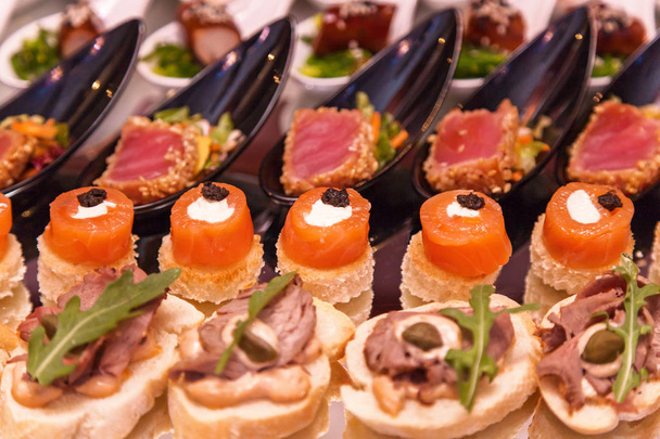 Delicious food catering. Cocktail Reception - Photo, Image