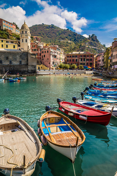 Vernazza, Cinque Terre, La Spezia, Liguria, Olaszország - Fotó, kép