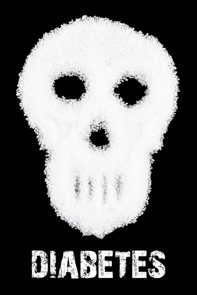 Смертельна залежність від цукру, запропонована кристалами білого цукру
 - Фото, зображення