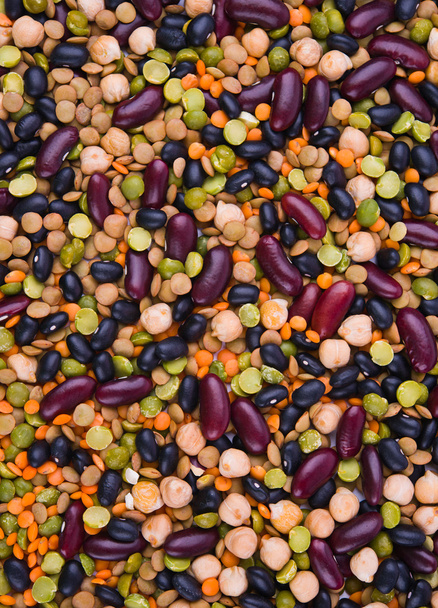 kidney bean, lentil, peas and chick-pea - Foto, immagini