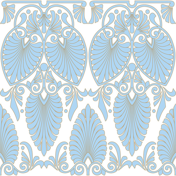 Seamless greek Art Nouveau pattern - Vecteur, image