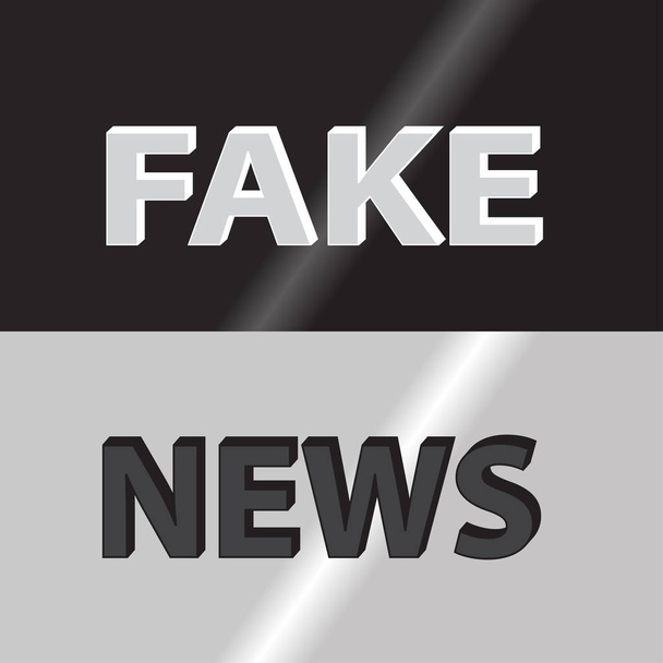 fake news hoax worldview - Vector, Image