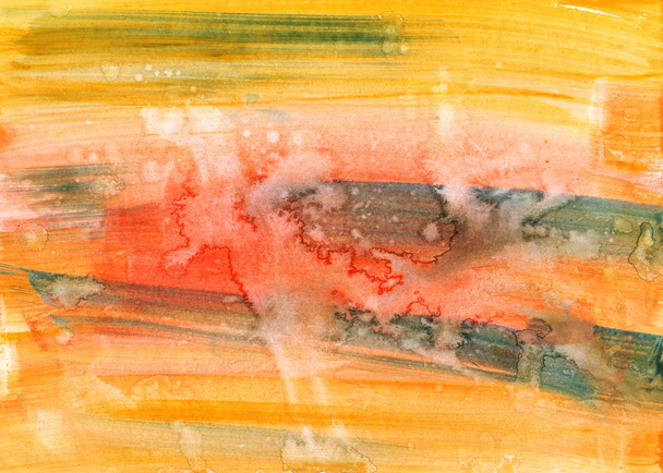 Ακουαρέλα χρώματος κηλίδες και πινελιές  - Φωτογραφία, εικόνα
