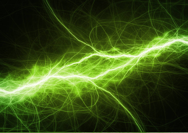 Energía verde, fondo de rayo eléctrico
 - Foto, imagen