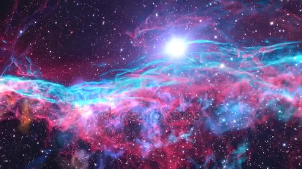 fly through outer space background - Footage, Video