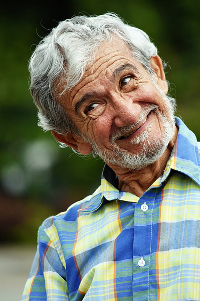 Bearded Old Adult Male And Happiness - Foto, immagini