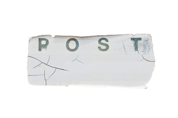 post label isolated - Photo, Image