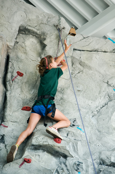 Giovane adolescente arrampicata su roccia
 - Foto, immagini