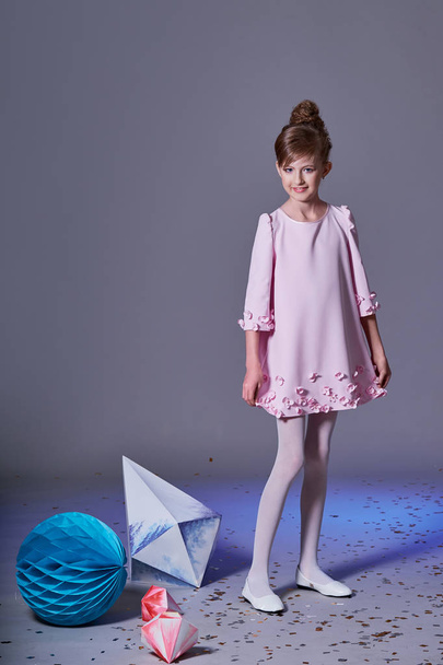 Origami and minimalism. Fashion children. - Foto, Imagem