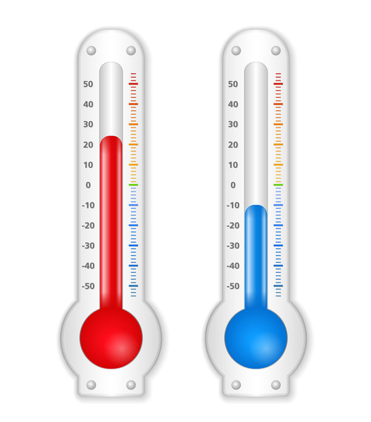 Thermometers - Vettoriali, immagini