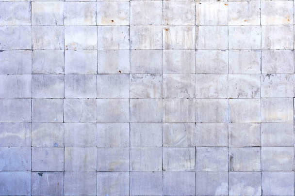 Tile of polished gray limestone as finishing material for exterior of a building - Foto, Imagem