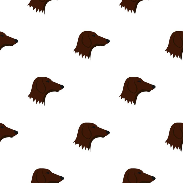 Dachshund dog pattern seamless - Vektor, obrázek