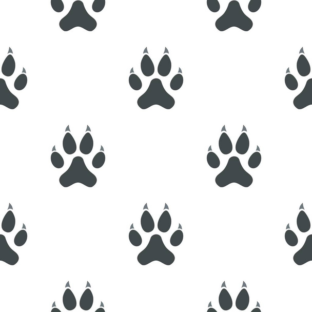 Cat paw pattern seamless - Vector, Image