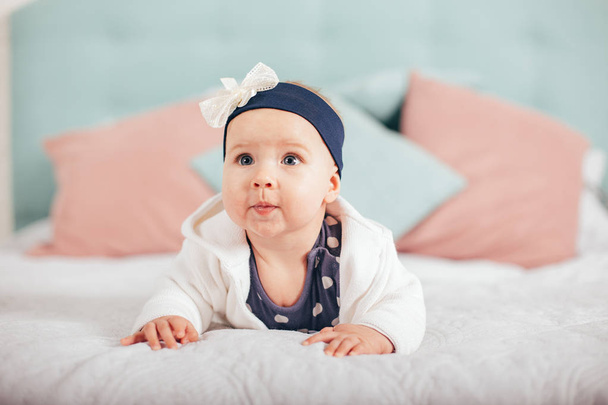 Adorable two month old beautiful  baby girl - Foto, Bild