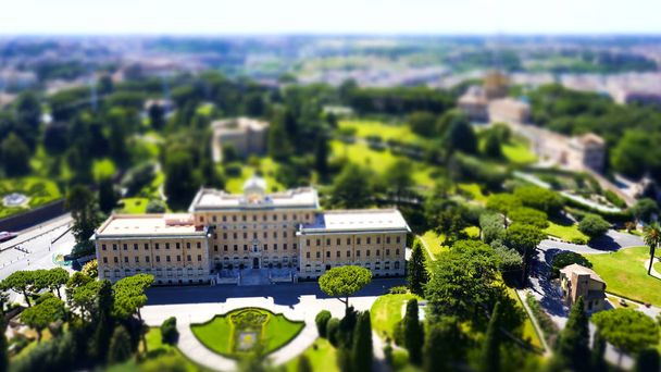 Vista panorâmica da cidade do Vaticano, Vaticano
 - Foto, Imagem
