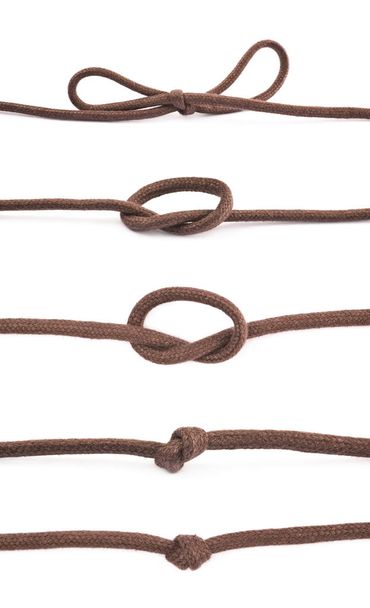 Set of shoelace knots isolated - Foto, immagini