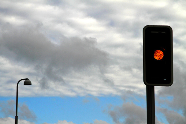 Street red traffic light - Fotó, kép