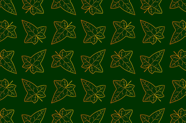 Ivy leaf vektorové vzorové - Vektor, obrázek
