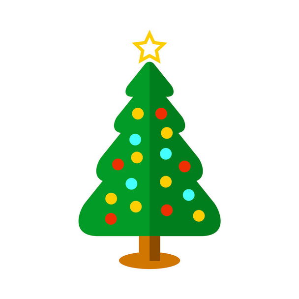 Basic Christmas Tree Ball Decoration Illustration - Vector, afbeelding