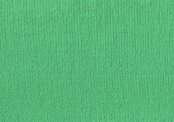 緑の毛糸 - 写真・画像