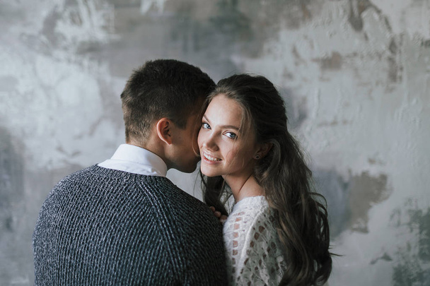 Young couple in love. Close-up - Foto, imagen