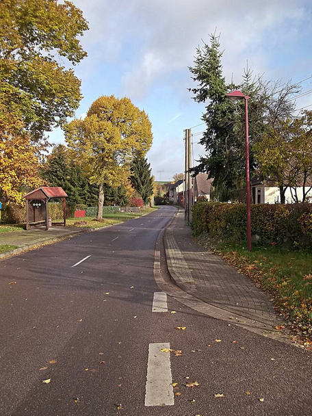 Uma aldeia no Uckermark
 - Foto, Imagem