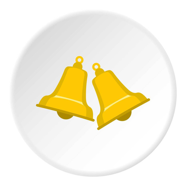 Bells icon circle - Vecteur, image