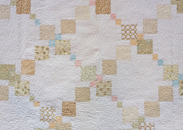 Tan and Neutral Quilt Squares - Photo, Image