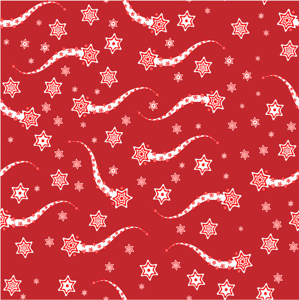 Kerstmis inpakpapier of achtergrond - Vector, afbeelding