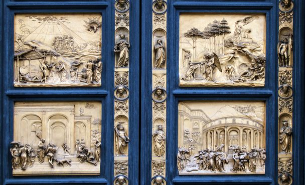 detail ráji brány ve Florencii - Fotografie, Obrázek