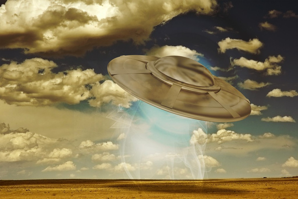 ufo の着陸 - 写真・画像
