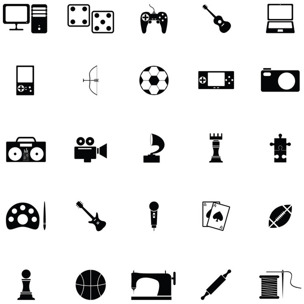set di icone hobby
 - Vettoriali, immagini