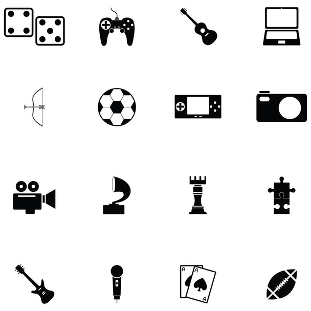 conjunto de iconos hobby
 - Vector, Imagen