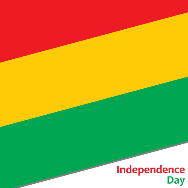 Den nezávislosti Bolívie - Vektor, obrázek