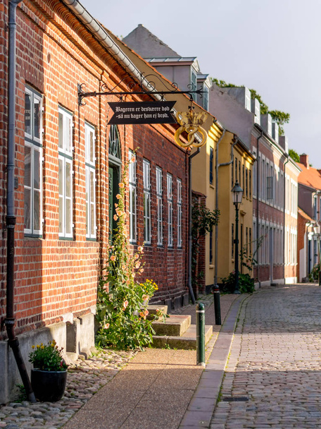 Bir sokak Viborg, Danimarka - Fotoğraf, Görsel