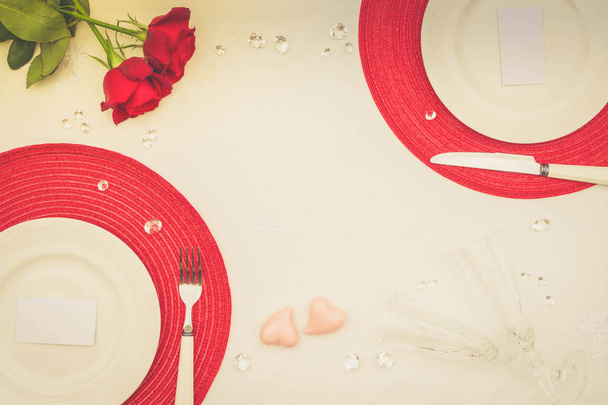 Valentines Day Dinner - Photo, Image