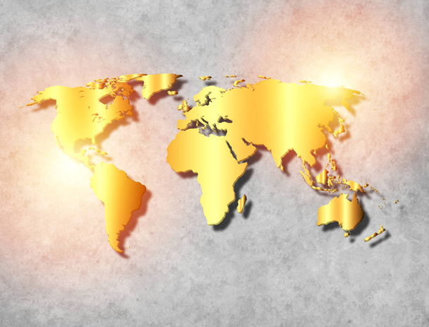 Absztrakt World Map háttér textúra - Fotó, kép