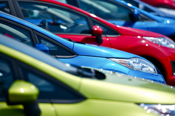 Colorful Cars Stock - Photo, Image