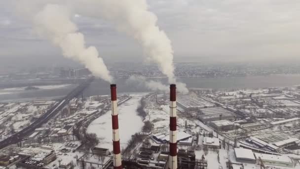 Vista aérea de las chimeneas
 - Metraje, vídeo