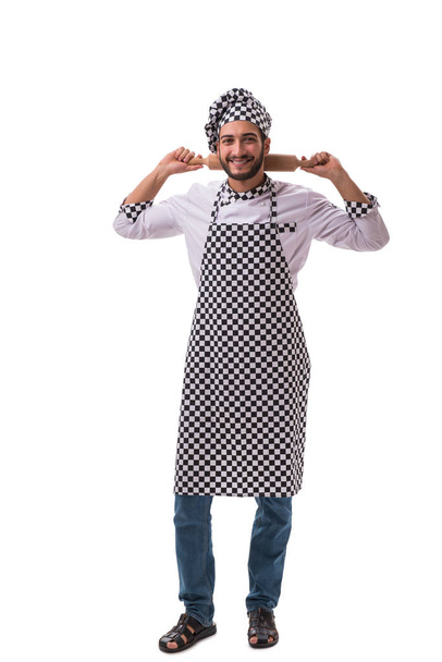 Male cook isolated on the white background - Photo, Image